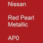 Preview: Nissan, Red Pearl Metallic, AP0.